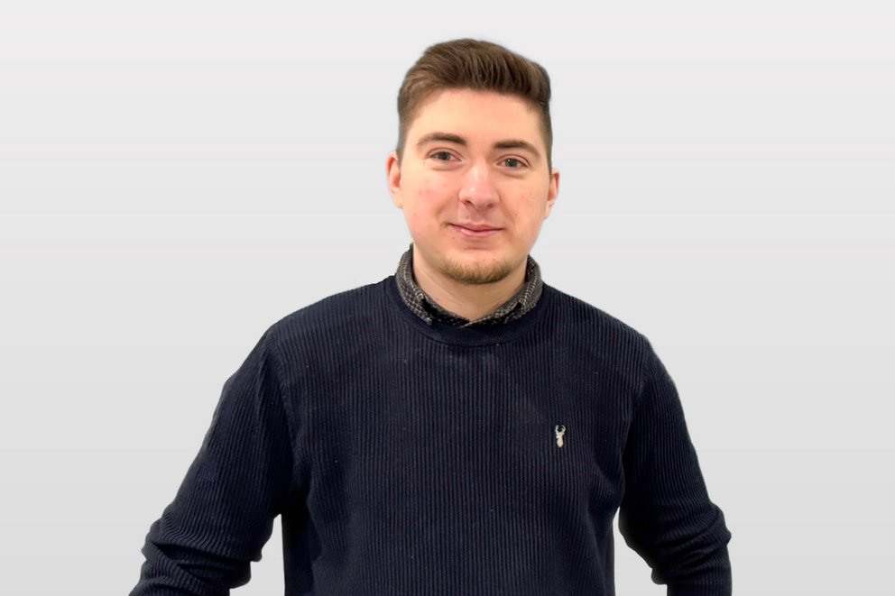 Der Mitarbeiter Nils Domke