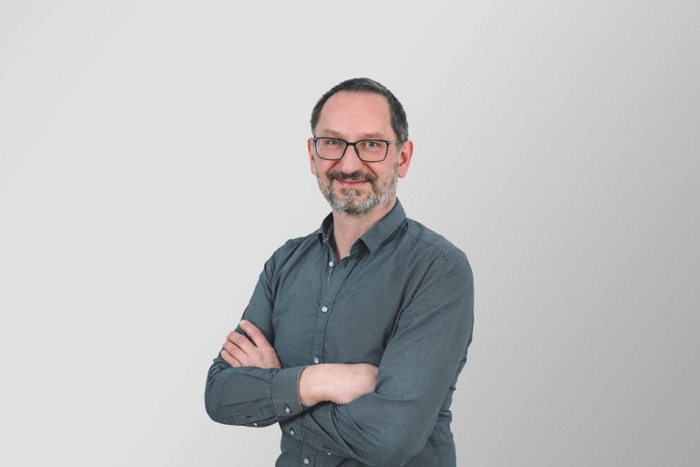 Der Mitarbeiter Andreas Boehmer