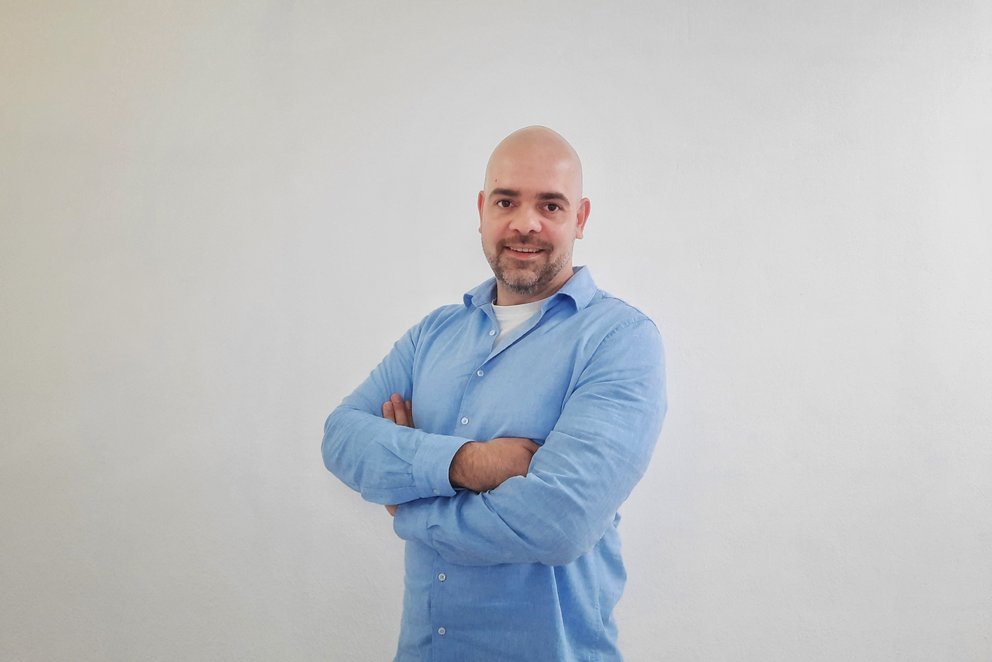 Der Mitarbeiter Enrico Karl