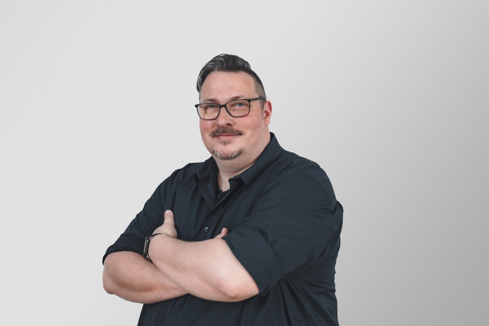 Der Mitarbeiter Stefan Griep